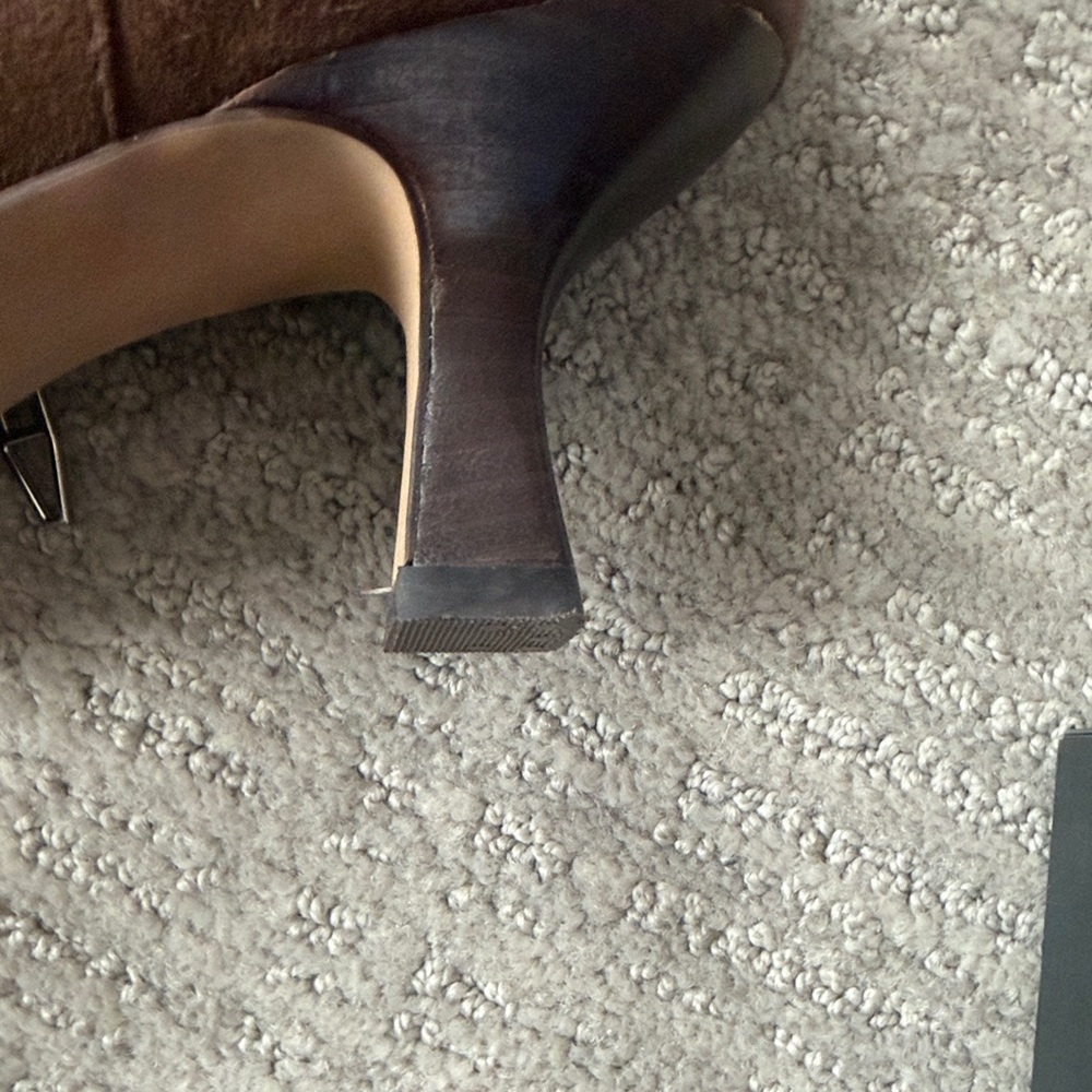 Dolce Vita Annika- Dark Brown Heeled Boots-wide calf - Picture 5 of 6